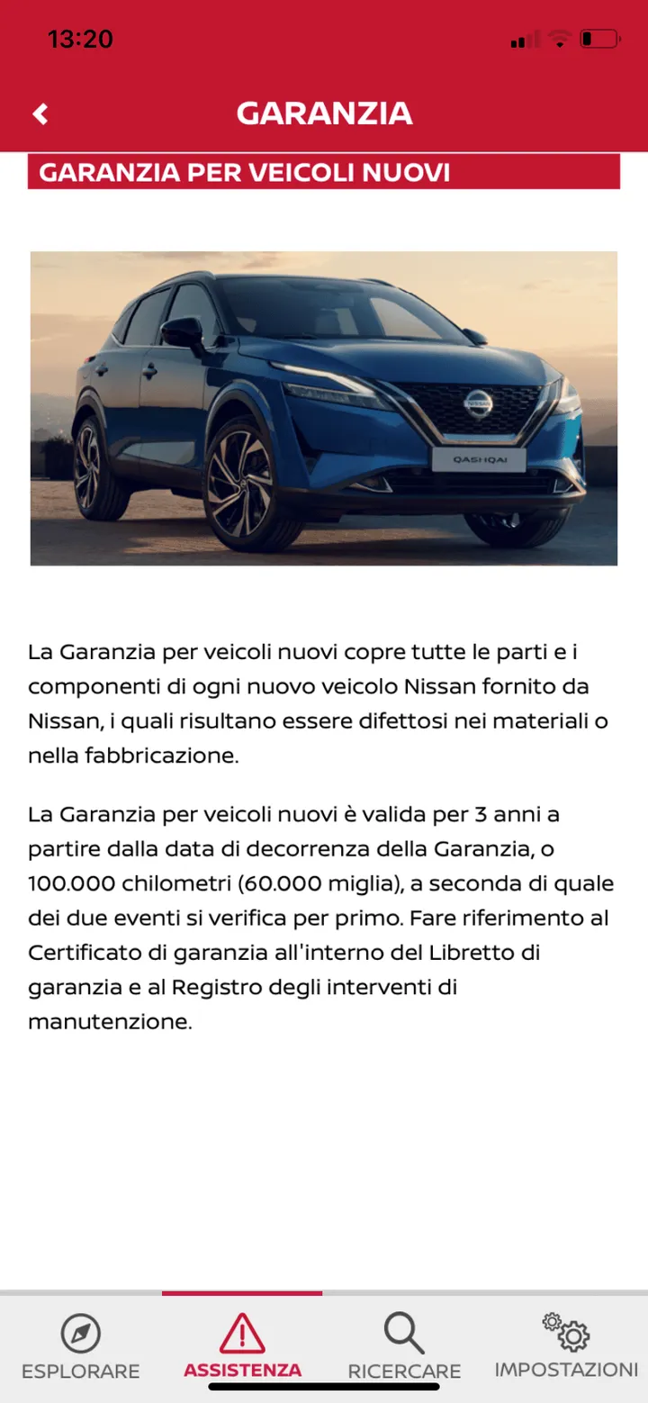 app nissan qashqai