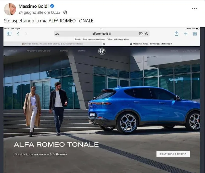Alfa Romeo Tonale Boldi