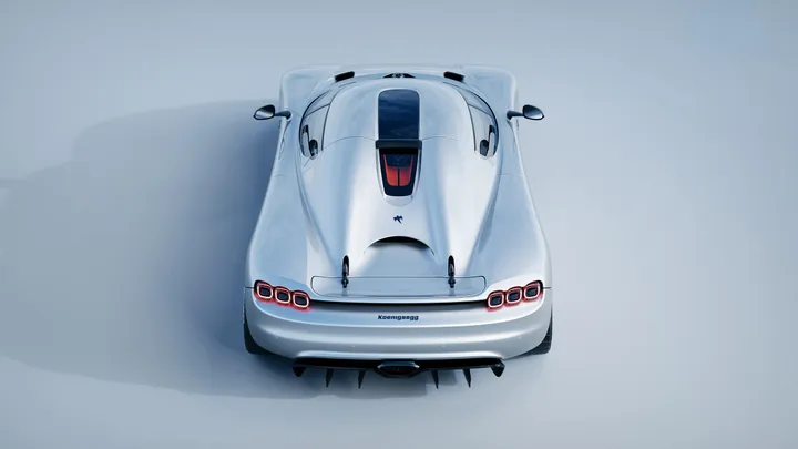 koenigsegg cc850 posteriore pieno