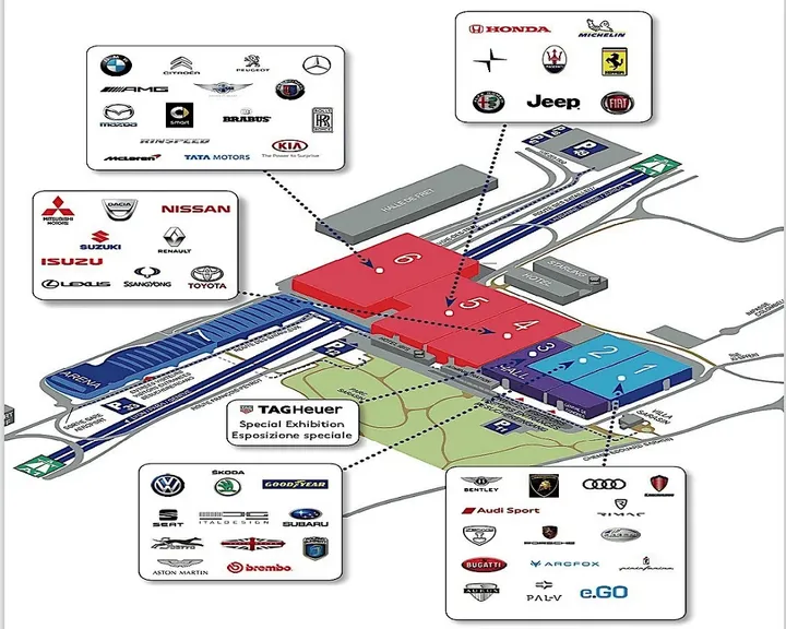 saloneautoginevra pianta collocazione