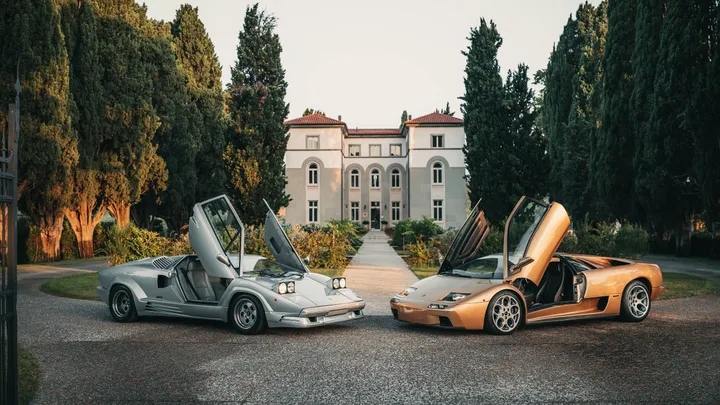 lamborghini diablo e countach insieme