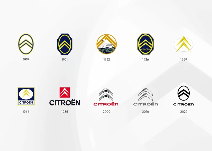 Nuovo logo citroen storia