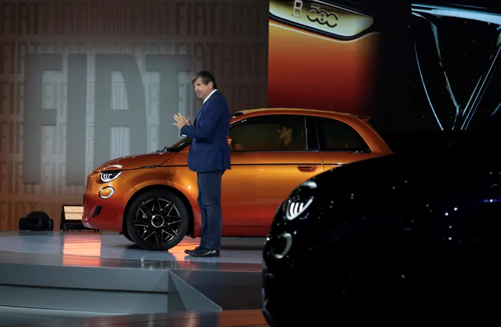 Olivier Fiat 500e lato