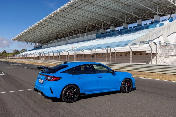 honda Civic Type R blu