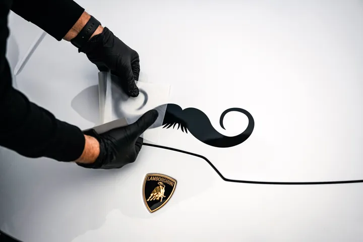 Adesivi baffi Lamborghini