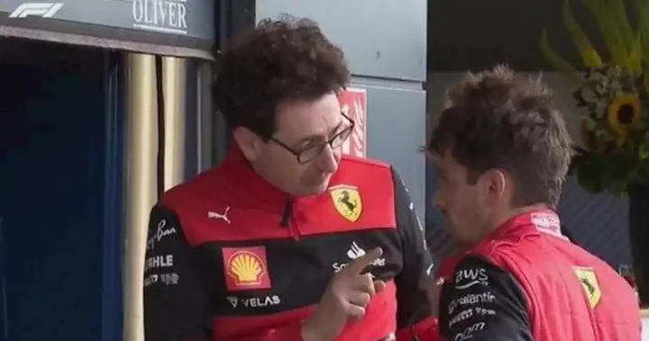 binotto leclerc dito puntato