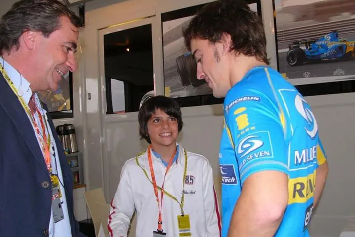 carlos sainz e fernando alonso 2005