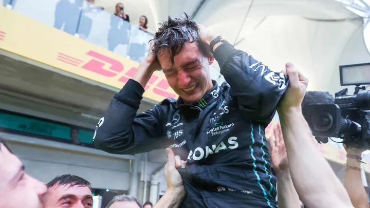 classifica formula 1 2022 russell vittoria brasile lacrime