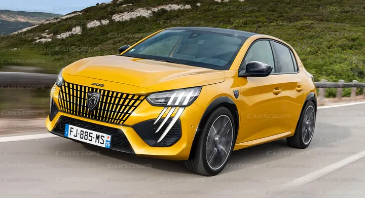 Peugeot 2023 gialla