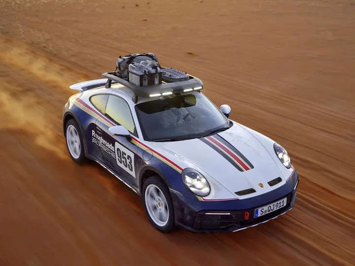 porsche 911 dakar portapacchi