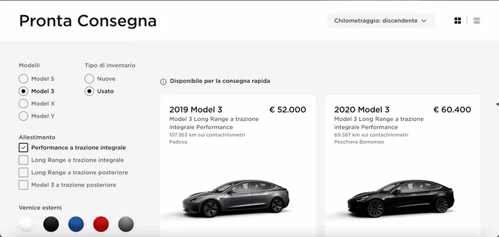 Schermata TEsla