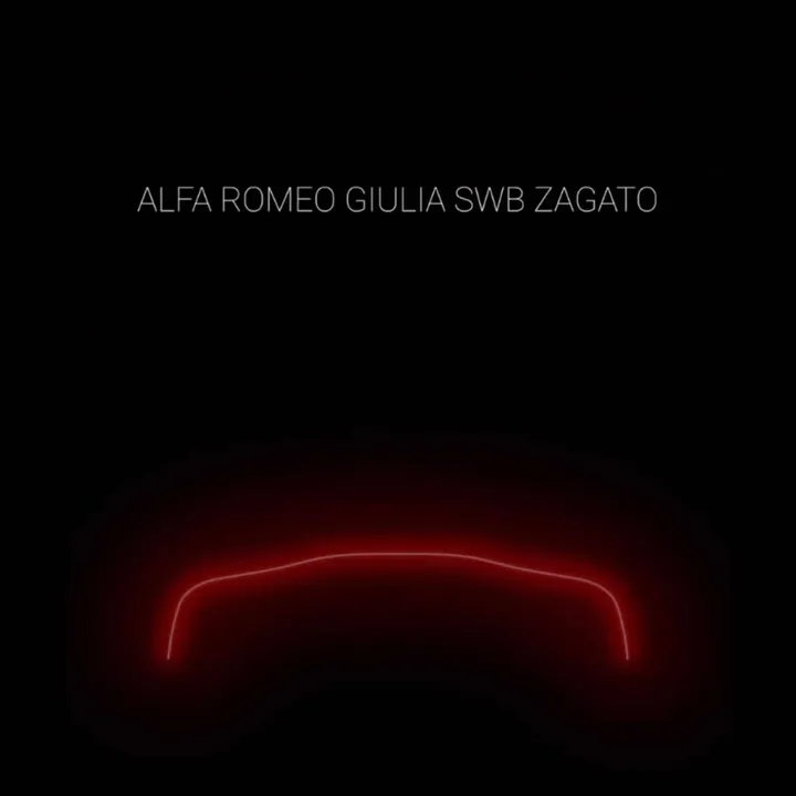 Alfa Romeo Giulia SWB Zagato Teaser