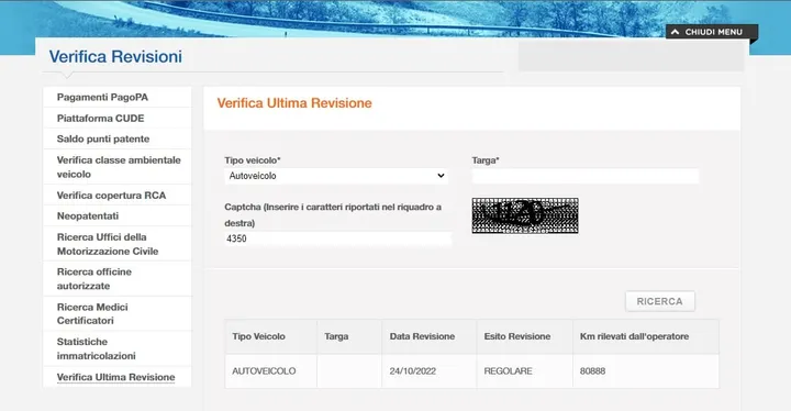 esempio verifica