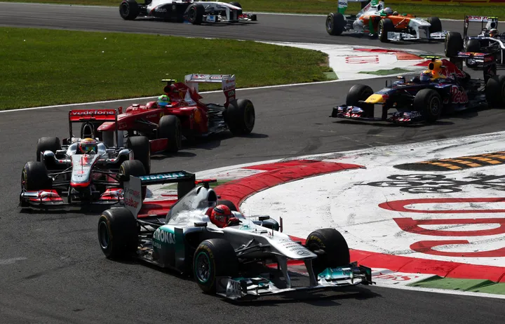 Michael Schumacher Mercedes Monza