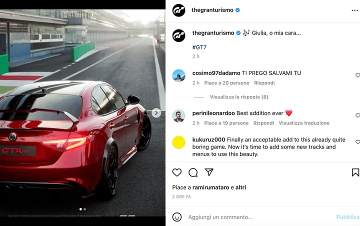 Giulia GTAm GranTurismo 7