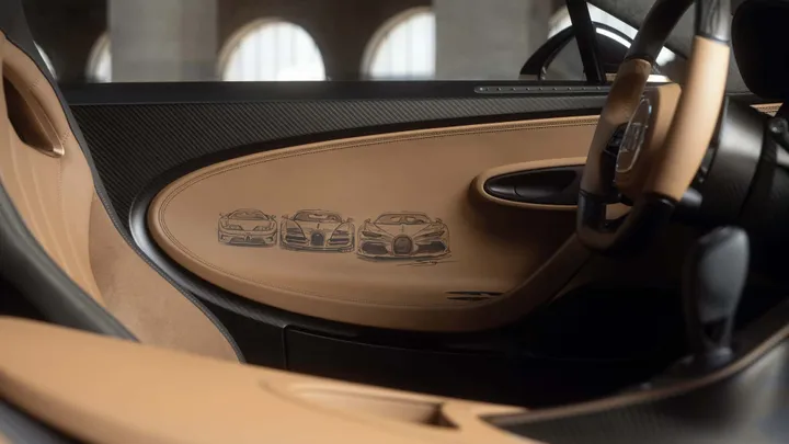 bugatti chiron super sport golden era car
