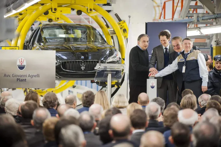 maserati grugliasco fabbrica vendita inaugurazione