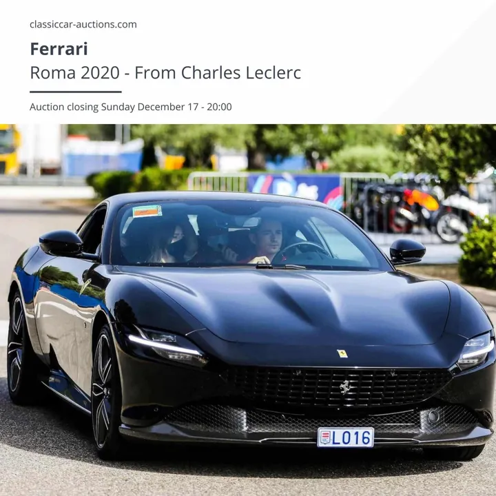 Charles Leclerc Ferrari Roma