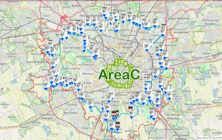 mappa area b e c