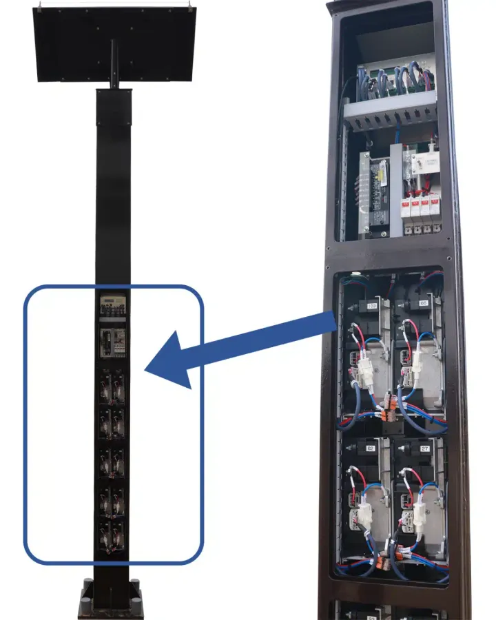 lampioni batterie suzuki riciclate