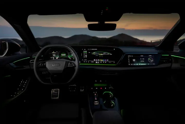 interni audi a5 illuminazione ambiente