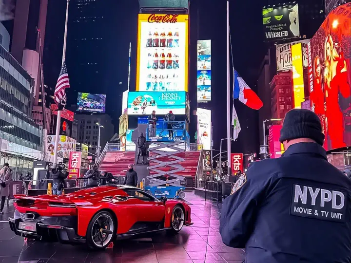 ferrari f80 new york nypd
