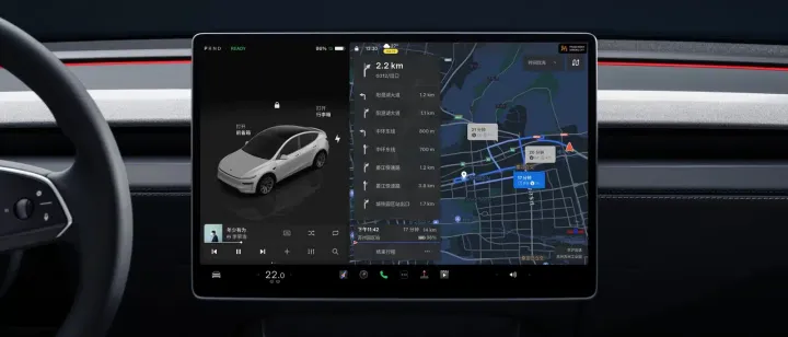 Tesla model y interior 