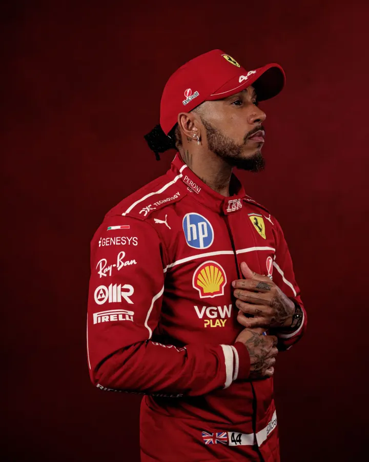 Hamilton Ferrari F1 2025