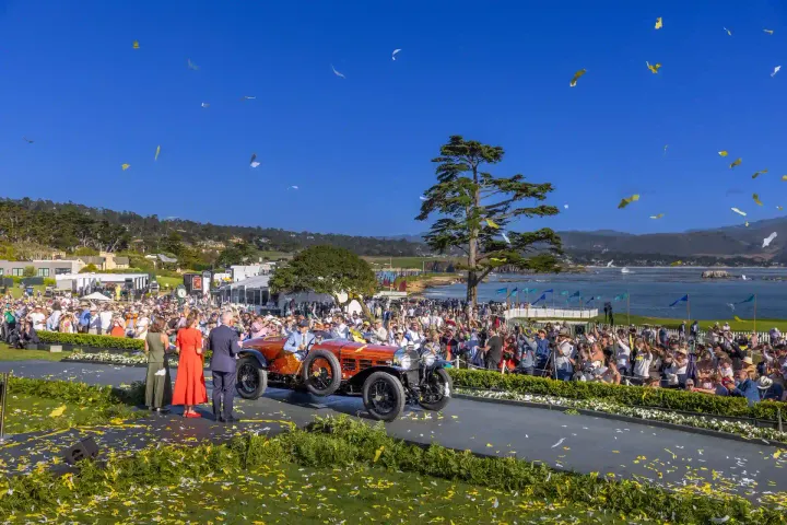 Pebble Beach Concours d'Elegance 2025 Hispano-Suiza H6C Nieuport-Astra “Tulipwood” 1924