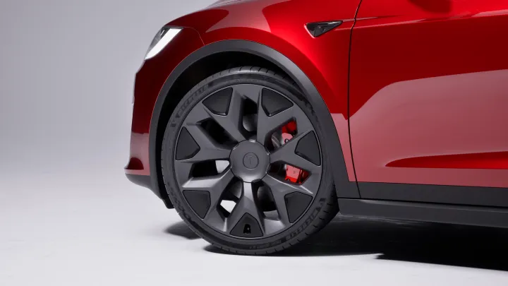 tesla model x plaid cerchi 22 pollici