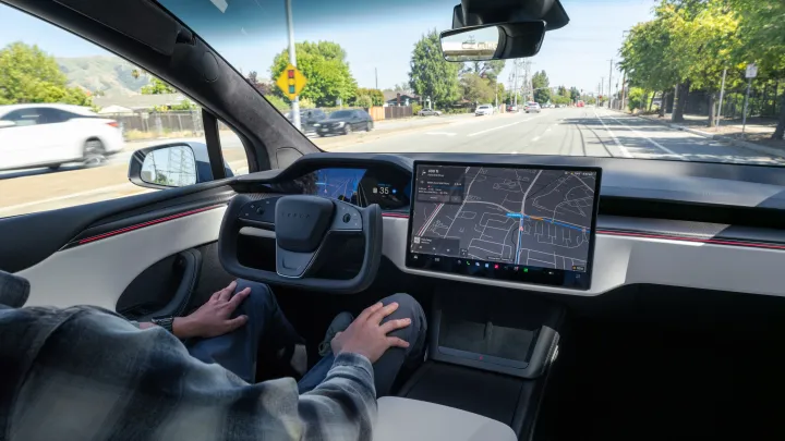 teslamodel x 2026 interni con ambient lightin