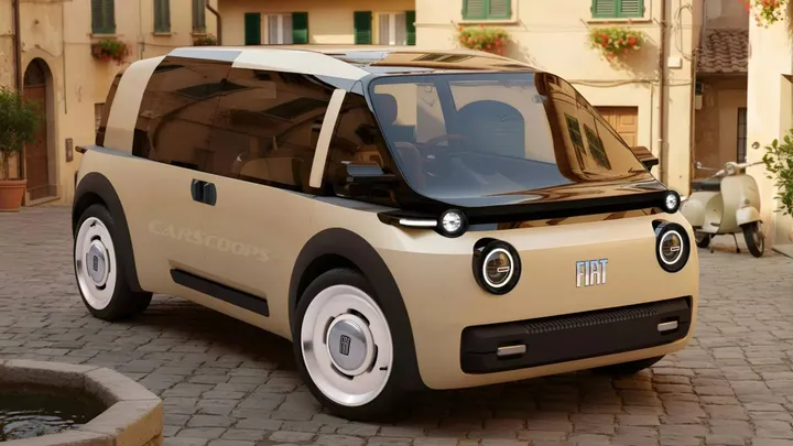 FIAT Multipla Render Carscoops&nbsp;Illustrazioni Thanos Pappas / Carscoops