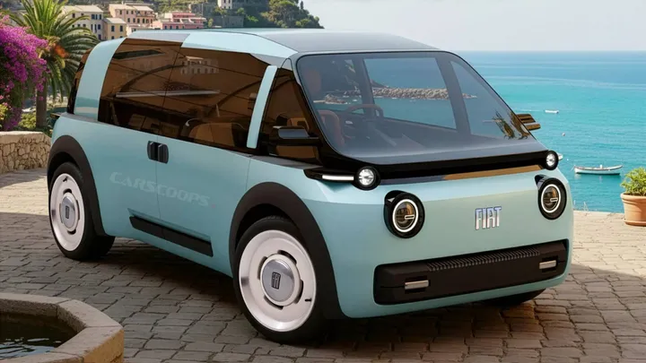 FIAT Multipla - Illustrazioni Thanos Pappas / Carscoops