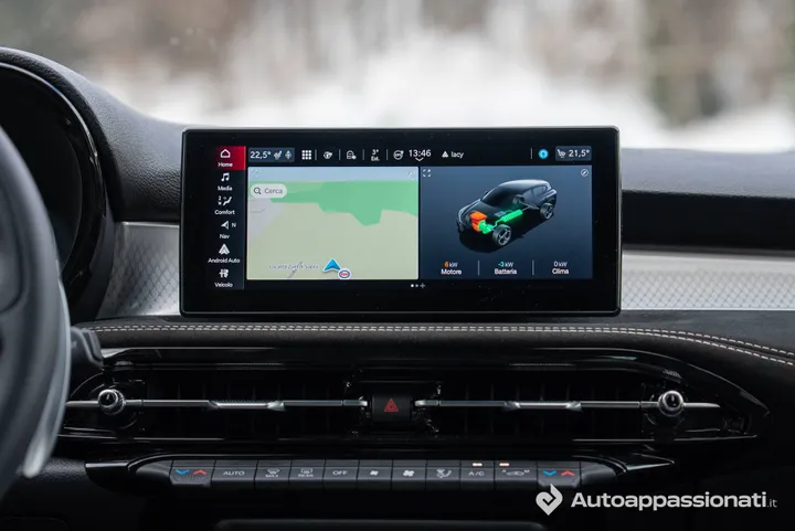 Alfa Romeo Milano Cortina 2026 Olimpiadi Invernali quadro strumenti