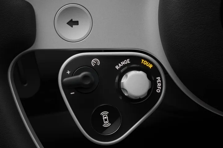 la razza sinistra del volante della ferrari elettrica Luce