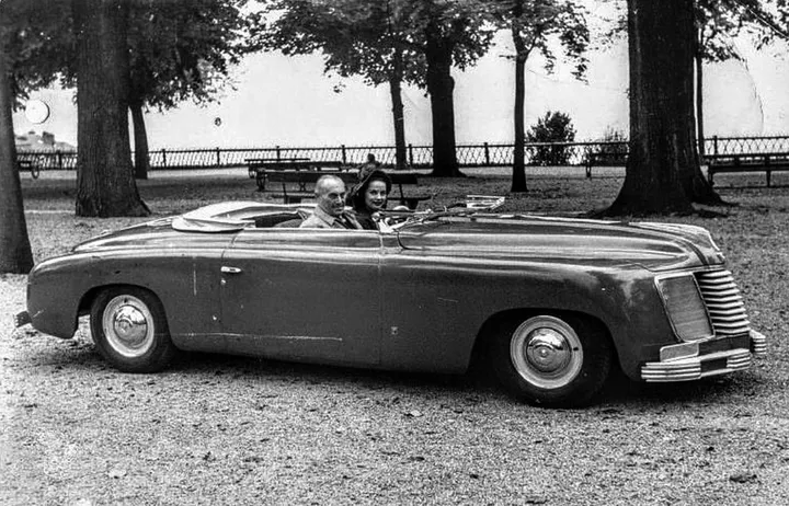 Un esemplare di Lancia Aprilia Cabriolet Farina
