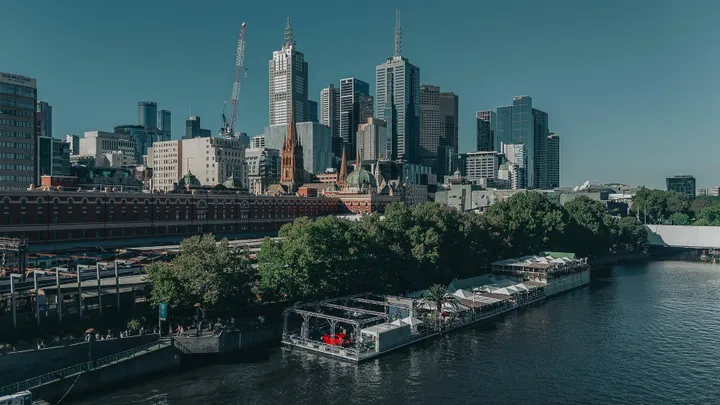 paddock di formula 1 di audi a melbourne