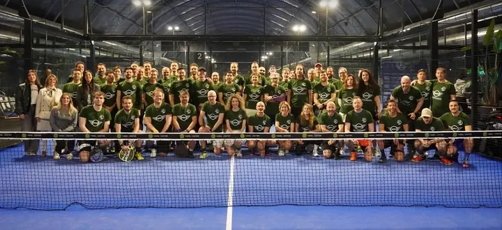 mini-padel-league-tappa di milano foto di gruppo