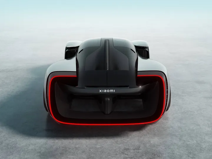 Xiaomi Vision Gran Turismo_02 di colore grigio vista posteriore