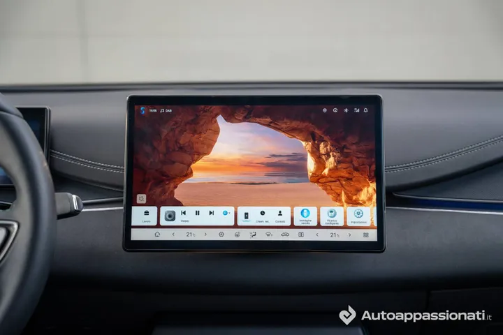 Lo schermo centrale della BYD Seal 6 Touring DM-i