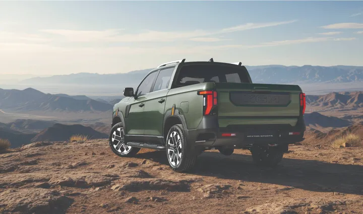 KGM REXTON SPORTS posteriore statico di colore verde