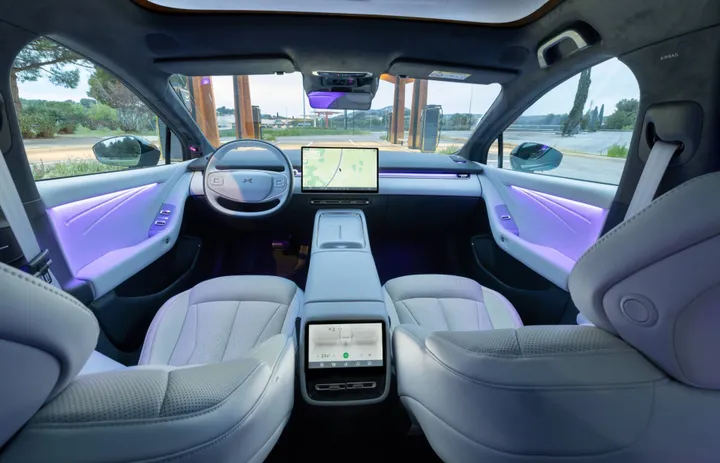 xpeng P7+ interni complessiva