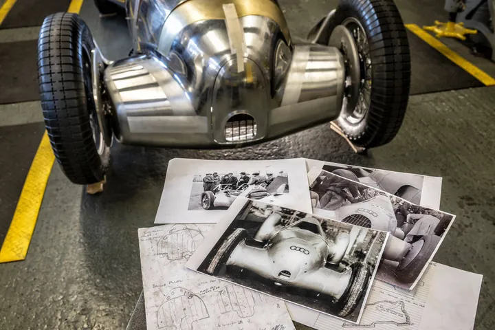 Audi Tradition ha ricostruito l'Auto Union Lucca seguendo le forme della Type B del 1935