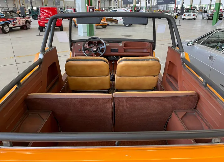 Una Fiat 127 Village del 1974 esposta da Stellantis Heritage