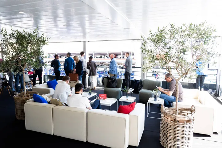 La lounge di Citroen Racing all'e-Prix di Montecarlo