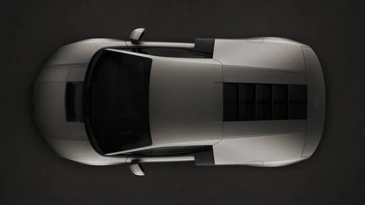 Audi Nuvolari vista dall'alto