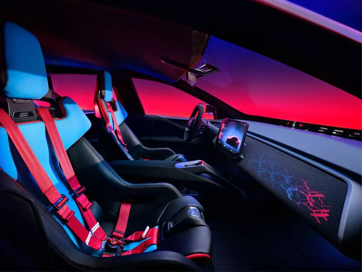 BMW neue klasse M interni sedili