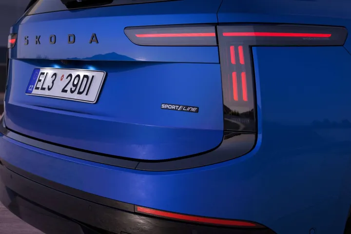 Skoda Peaq dettagli del posteriore