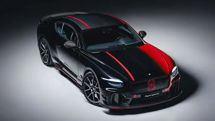 Nell'immagine si vede la Bentley Continental Supersports by Mulliner