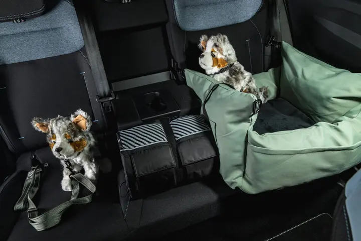 La cuccia per cani è un accessorio della nuova Dacia Striker
